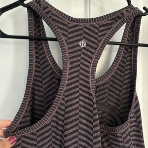 lululemon athletica Black and Purple Tank Top